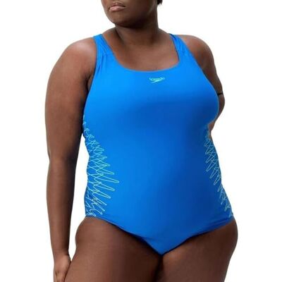 Speedo Placeringsmedalist för kvinnor plus size en del baddräkt, lagunblå, 46 Speedo Placeringsmedalist för kvinnor plus size en del baddräkt, lagunblå, 46