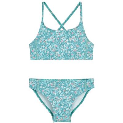 Playshoes Tvådelad bikini för flickor, Blommig, 158-164 Playshoes Tvådelad bikini för flickor, Blommig, 158-164