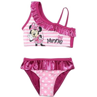 Disney Mimmi Navy Print Girl Baddräkt, Färg: röd, 4 �r Disney Mimmi Navy Print Girl Baddräkt, Färg: röd, 4 �r