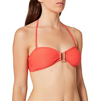 Sylvie Flirty Swimwear Sylvie Flirty badkläder dam bikinitopp Bahiga, orange (Coral 2200), 40 (tillverkarens storlek: 85C), Orange (Coral 2200), 40 Sylvie Flirty Swimwear Sylvie Flirty badkläder dam bikinitopp Bahiga, orange (Coral 2200), 40 (tillverkarens storlek: 85C), Orange (Coral 2200), 40