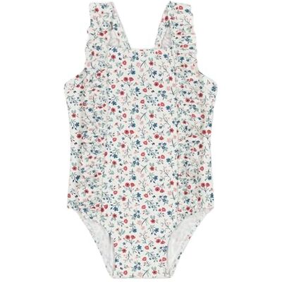 Petit Bateau baby-flicka, 1-delad baddräkt, Vit/flerfärgad, 12 månader Petit Bateau baby-flicka, 1-delad baddräkt, Vit/flerfärgad, 12 månader