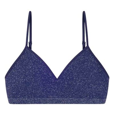 women'secret Topp avtagbar sömlösa glänsande kollektion BA, blå, M för kvinnor women'secret Topp avtagbar sömlösa glänsande kollektion BA, blå, M för kvinnor