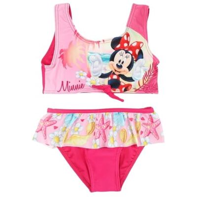 Disney Mimmia Fushia tryckt flicka baddräkt, rosa, 4 �r Disney Mimmia Fushia tryckt flicka baddräkt, rosa, 4 �r