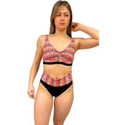 Haute Pression Bikiniset med bygel, geometriskt tryck, Material: Polyester, 38 Haute Pression Bikiniset med bygel, geometriskt tryck, Material: Polyester, 38