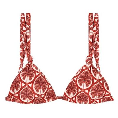 women'secret Topp Tropique Bikini Topp för kvinnor, rödbrun, 85B women'secret Topp Tropique Bikini Topp för kvinnor, rödbrun, 85B