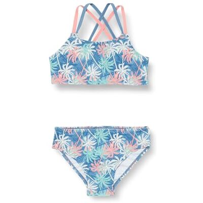 Playshoes UV-skydd för flickor, bikini baddräkt, baddräkt, badkläder, Palmer, 98-104 Playshoes UV-skydd för flickor, bikini baddräkt, baddräkt, badkläder, Palmer, 98-104