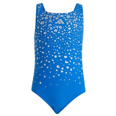 adidas Dziewczynki GLITTER V-BACK SWIMSUIT, bright royal, 5-6 Years adidas Dziewczynki GLITTER V-BACK SWIMSUIT, bright royal, 5-6 Years