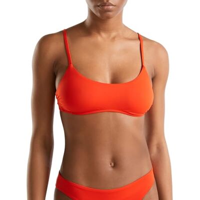 United Bikini Topp för kvinnor, Glänsande röd 9t5, S United Bikini Topp för kvinnor, Glänsande röd 9t5, S