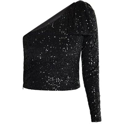 TYLIN Dam enarmad topp, svart, M TYLIN Dam enarmad topp, svart, M
