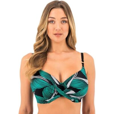 Fantasie Women's Saint Lucia Underwire Full Cup Bikini Top Black Fantasie Women's Saint Lucia Underwire Full Cup Bikini Top Black