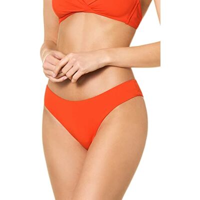 Goldenpoint Bikini Damen Badeanzug Briefs Felt Damdräkt, Orange, L Goldenpoint Bikini Damen Badeanzug Briefs Felt Damdräkt, Orange, L