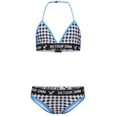 Retour denim de luxe Retur denim de luxe flicka Lavina bikini, svart, 6-8 år Retour denim de luxe Retur denim de luxe flicka Lavina bikini, svart, 6-8 år