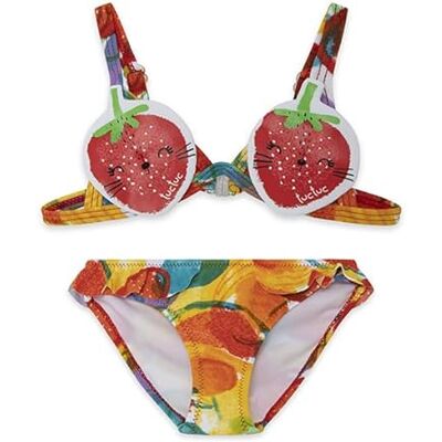 Tuc Tuc Baby flicka fruktig tid bikini, röd, 6 månader Tuc Tuc Baby flicka fruktig tid bikini, röd, 6 månader