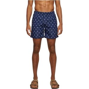 Urban Classics Badbyxor för män, mönster, badshorts, AOP badshorts för män, finns i många varianter, storlekar XS – 6XL, Blå (Anchor/Navy 01694), L Urban Classics Badbyxor för män, mönster, badshorts, AOP badshorts för män, finns i många varianter, storlekar XS – 6XL, Blå (Anchor/Navy 01694), L