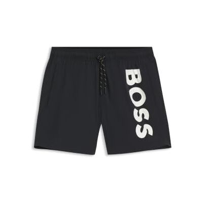 Boss HUGO Bläckfisk badshorts för män, Svart1, XL Boss HUGO Bläckfisk badshorts för män, Svart1, XL