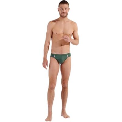 HOM Nautical Cup badbyxor, Khaki Randigt band, M HOM Nautical Cup badbyxor, Khaki Randigt band, M
