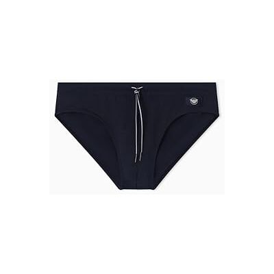 Giorgio Armani Satinetikett för män blå L Giorgio Armani Satinetikett för män blå L