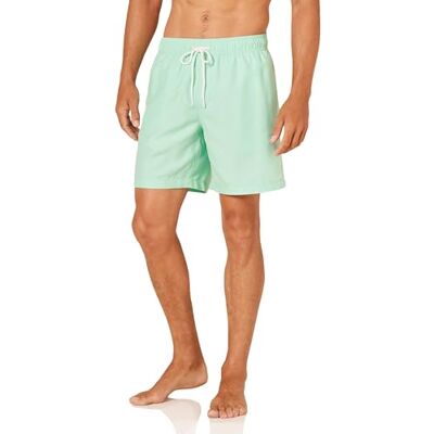 Amazon Essentials Men's Snabbtorkande badtröja 18 cm (7 tum), Mintgrön, XS Amazon Essentials Men's Snabbtorkande badtröja 18 cm (7 tum), Mintgrön, XS