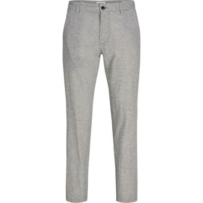 JACK & JONES Jpstace sommar linne blandning chinos byxa Sn, Dammig oliv, 32W / 30L JACK & JONES Jpstace sommar linne blandning chinos byxa Sn, Dammig oliv, 32W / 30L