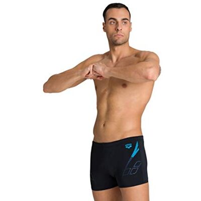 ARENA badshorts för män speglar Svart 30 ARENA badshorts för män speglar Svart 30