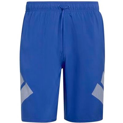 adidas Mezczyzni LOGO SWIM SHORTS 8 INCH, semi lucid blue/white, S adidas Mezczyzni LOGO SWIM SHORTS 8 INCH, semi lucid blue/white, S