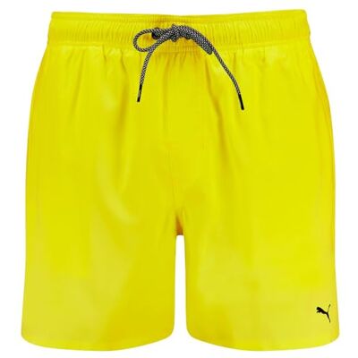 PUMA SWIM MAN MID SHORTS 1P, Gul, XXL PUMA SWIM MAN MID SHORTS 1P, Gul, XXL