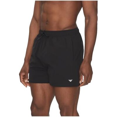 Giorgio Armani Man Essential Mid Boxer Svart S, Svart, S Giorgio Armani Man Essential Mid Boxer Svart S, Svart, S