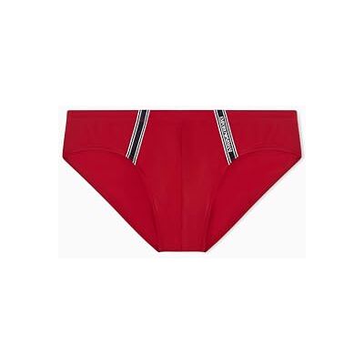 Giorgio Armani mäns LOGOTAPE kort röd XL Giorgio Armani mäns LOGOTAPE kort röd XL