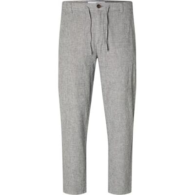 SELECTED HOMME SELETED HOMME chinos för män, Sky Captain/detalj: blandad W. havregryn, S SELECTED HOMME SELETED HOMME chinos för män, Sky Captain/detalj: blandad W. havregryn, S