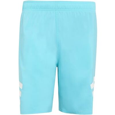 adidas Mezczyzni STRIPES SWIM SHORTS 8 INCH, lucid cyan/white, S adidas Mezczyzni STRIPES SWIM SHORTS 8 INCH, lucid cyan/white, S