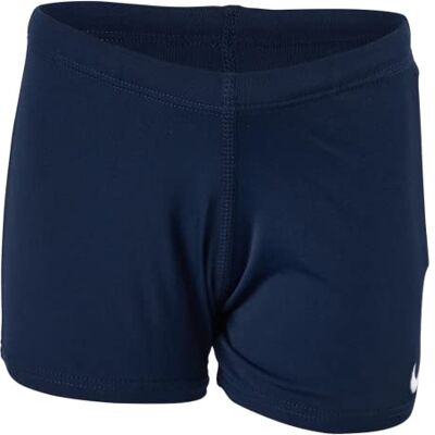 NIKE Pojkar fyrkantiga badshorts, midnatt marinblå blå, XS NIKE Pojkar fyrkantiga badshorts, midnatt marinblå blå, XS
