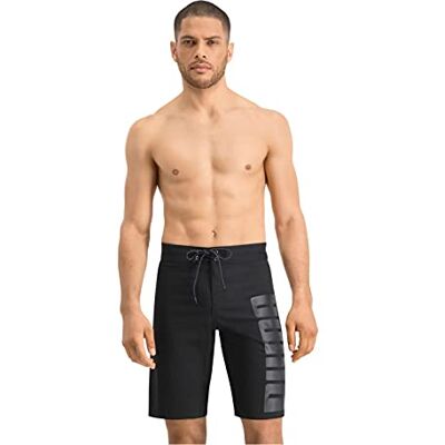 PUMA Lange Herren herrshorts, svarta PUMA Lange Herren herrshorts, svarta