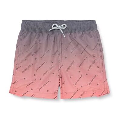 JACK & JONES Jpstfiji Jjswim gradient Ly Mni badshorts, Het korall, 128 JACK & JONES Jpstfiji Jjswim gradient Ly Mni badshorts, Het korall, 128