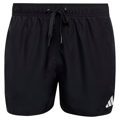 adidas Mezczyzni 3 STRIPES SWIM SHORTS 3 INCH, black/white, S adidas Mezczyzni 3 STRIPES SWIM SHORTS 3 INCH, black/white, S