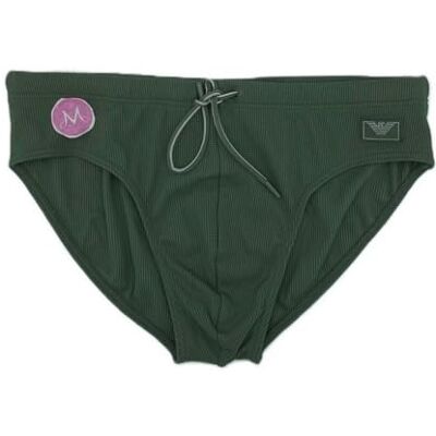 Giorgio Armani Man satin etikett slip grå XL, Klättring murgröna, XL Giorgio Armani Man satin etikett slip grå XL, Klättring murgröna, XL