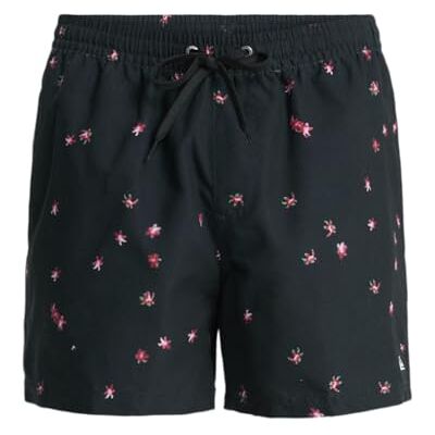 Quiksilver badshorts vardagstryck Volley 15 herr svart Quiksilver badshorts vardagstryck Volley 15 herr svart