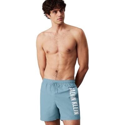 Calvin Herr brädshorts, Blå (skidblå), S Calvin Herr brädshorts, Blå (skidblå), S