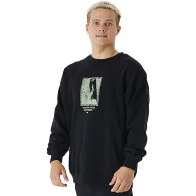 Rip Curl Quality Surf Rproducts Crew – svart Rip Curl Quality Surf Rproducts Crew – svart