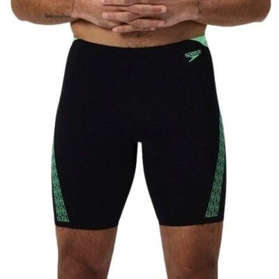 Speedo mäns Hyperboom Splice Jamer, Svart/Alfalfa Grön, 26 Speedo mäns Hyperboom Splice Jamer, Svart/Alfalfa Grön, 26