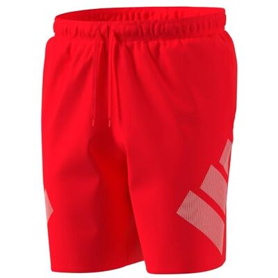 adidas Mezczyzni LOGO SWIM SHORTS 8 INCH, lucid red/white, L adidas Mezczyzni LOGO SWIM SHORTS 8 INCH, lucid red/white, L