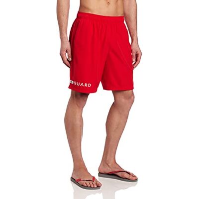Speedo Mäns Guard Volley 16'' Röd 19" röd M Speedo Mäns Guard Volley 16'' Röd 19" röd M