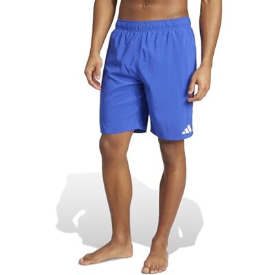 adidas För Män SWIM SHORTS 8 INCH, Semi Lucid Blue/White, M adidas För Män SWIM SHORTS 8 INCH, Semi Lucid Blue/White, M