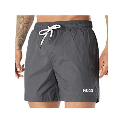 HUGO Haiti 10234766 02 badshorts, Träkol 013, M HUGO Haiti 10234766 02 badshorts, Träkol 013, M