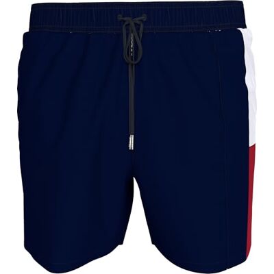 Tommy Hilfiger herr Sf Medium Drawstring Um0um03483 Badbyxor Tommy Hilfiger herr Sf Medium Drawstring Um0um03483 Badbyxor