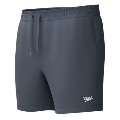 Speedo herr 40,6 cm Watershort badbyxor snabbtorkande bekväm passform klassisk stil dragsko midja vattentät (paket med 1) Speedo herr 40,6 cm Watershort badbyxor snabbtorkande bekväm passform klassisk stil dragsko midja vattentät (paket med 1)