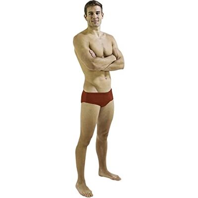 FINIS Aqua Solid Red 30 Swim Briefs, röd, en storlek herr, Färg: röd, One size FINIS Aqua Solid Red 30 Swim Briefs, röd, en storlek herr, Färg: röd, One size