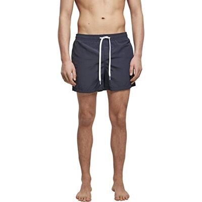 Build Your Brand Badbyxor för män, basic badshorts för män med dragsko finns i många trendiga färgvarianter, storlekar S–5XL, marinblå, 3XL Build Your Brand Badbyxor för män, basic badshorts för män med dragsko finns i många trendiga färgvarianter, storlekar S–5XL, marinblå, 3XL
