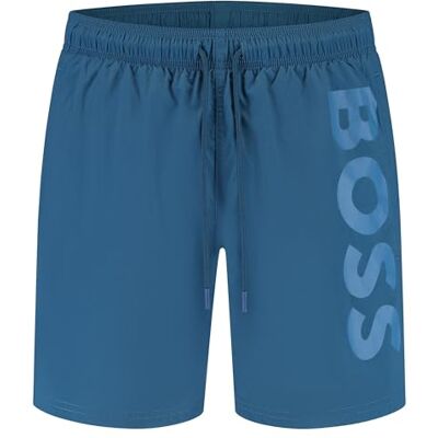 Boss Badshorts för män, badbyxor, simkläder, bläckfisk, Öppen blå 462, XXL Boss Badshorts för män, badbyxor, simkläder, bläckfisk, Öppen blå 462, XXL