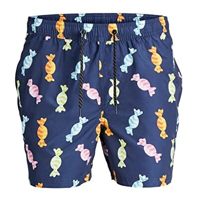 JACK & JONES Herr JPSTFIJI JJSWIM roliga badshorts, marinblå kavaj, M, marinblå blazer, M JACK & JONES Herr JPSTFIJI JJSWIM roliga badshorts, marinblå kavaj, M, marinblå blazer, M