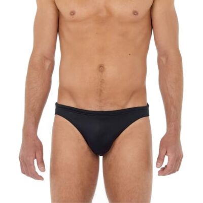 HOM WUKX Herr Slip De Bain Micro Sea Life badbyxor, Svart, M HOM WUKX Herr Slip De Bain Micro Sea Life badbyxor, Svart, M